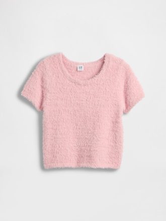 Maglione per bambini con ciglia riciclate