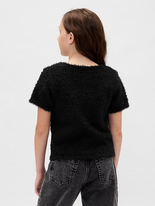 Maglione per bambini con ciglia riciclate Maglione per bambini con ciglia riciclate