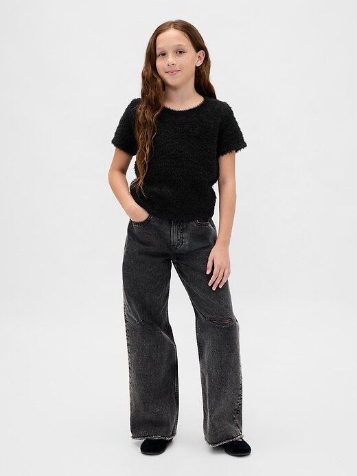 Maglione per bambini con ciglia riciclate Maglione per bambini con ciglia riciclate