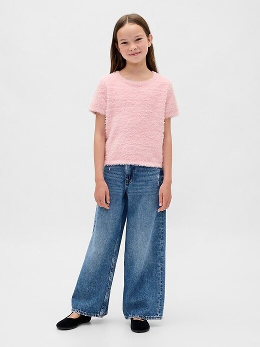 Maglione per bambini con ciglia riciclate Maglione per bambini con ciglia riciclate