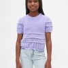 Maglione per bambini con motivo misto smerlato