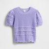 Maglione per bambini con motivo misto smerlato