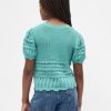 Maglione per bambini con motivo misto smerlato