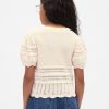 Maglione per bambini con motivo misto smerlato
