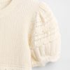 Maglione per bambini con motivo misto smerlato