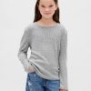 Maglione per bambini in maglia a coste Softspun con lacci laterali