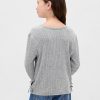 Maglione per bambini in maglia a coste Softspun con lacci laterali