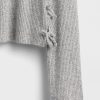 Maglione per bambini in maglia a coste Softspun con lacci laterali