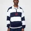 Maglione pesante con logo a righe Maglione pesante con logo a righe