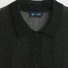 Maglione polo corto trasparente Maglione polo corto trasparente