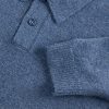 Maglione polo in misto lana merino Maglione polo in misto lana merino
