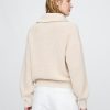 Maglione pullover con mezza zip in 100% cotone Maglione pullover con mezza zip in 100% cotone