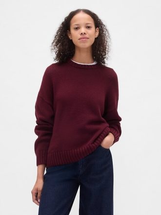 Maglione rilassato 100% cotone