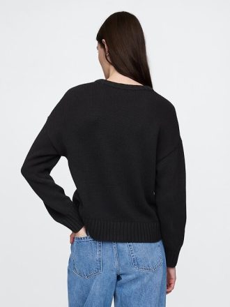 Maglione rilassato 100% cotone