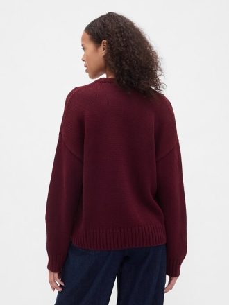 Maglione rilassato 100% cotone