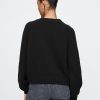Maglione rilassato con maniche a palloncino Maglione rilassato con maniche a palloncino
