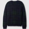 Maglione scozzese con scollo a V Maglione scozzese con scollo a V