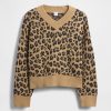 Maglione squadrato con scollo a V per bambini Maglione squadrato con scollo a V per bambini