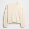 Maglione squadrato con scollo a V per bambini Maglione squadrato con scollo a V per bambini