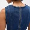 Mini abito a tubino in denim