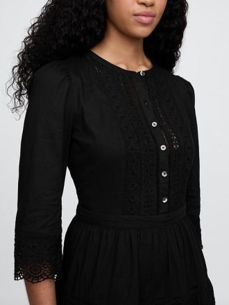 Mini abito con pizzo