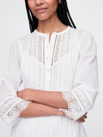 Mini abito con pizzo