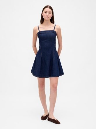 Mini abito in denim