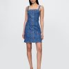 Mini abito in denim