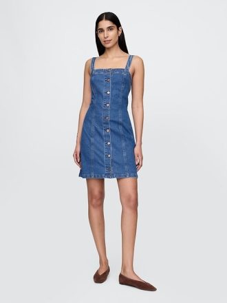 Mini abito in denim