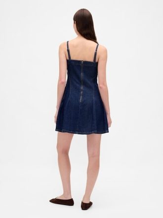 Mini abito in denim