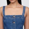 Mini abito in denim