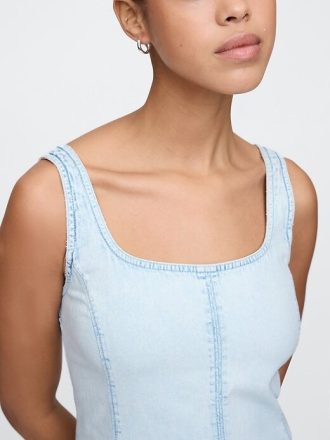 Mini abito in denim