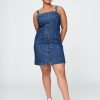 Mini abito in denim