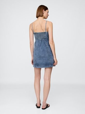 Mini abito in denim ultra morbido