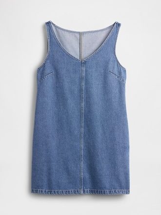 Mini abito in denim ultra morbido