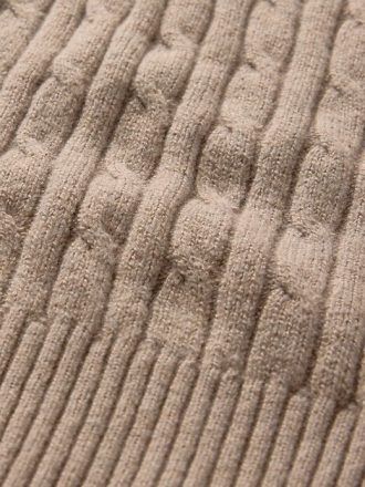 Mini abito in maglia a trecce CashSoft