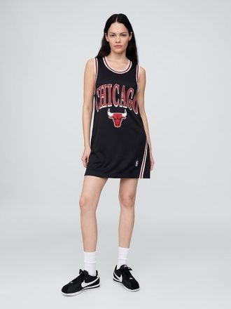 Mini abito in maglia riciclata dei Chicago Bulls NBA