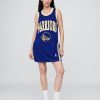 Mini abito in maglia riciclata dei Golden State Warriors NBA Mini abito in maglia riciclata dei Golden State Warriors NBA