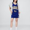 Mini abito in maglia riciclata dei Golden State Warriors NBA Mini abito in maglia riciclata dei Golden State Warriors NBA