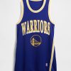 Mini abito in maglia riciclata dei Golden State Warriors NBA Mini abito in maglia riciclata dei Golden State Warriors NBA