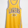 Mini abito in maglia riciclata dei Los Angeles Lakers della NBA