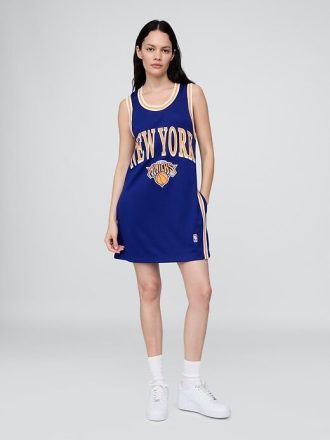 Mini abito in maglia riciclata dei New York Knicks NBA