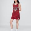 Mini abito in maglia riciclata NBA Miami Heat Mini abito in maglia riciclata NBA Miami Heat