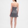 Mini gonna-pantalone a spina di pesce Mini gonna-pantalone a spina di pesce