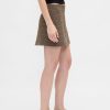 Mini gonna-pantalone a spina di pesce Mini gonna-pantalone a spina di pesce