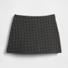Mini gonna-pantalone a spina di pesce Mini gonna-pantalone a spina di pesce