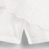 Mini gonna-pantalone con volant e occhielli Mini gonna-pantalone con volant e occhielli