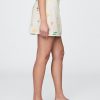 Mini gonna-pantalone in misto lino Mini gonna-pantalone in misto lino