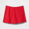 Mini gonna-pantalone in misto lino Mini gonna-pantalone in misto lino