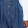 Minigonna in denim a bolle Minigonna in denim a bolle